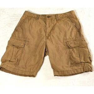 Levi's Cargo Shorts Men's Size 34 Tan Ripstop Utility Casual Shorts
